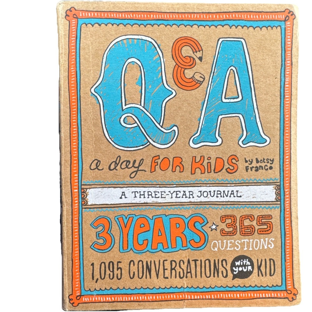 Q&A a Day for Kids: A Three-Year Journal by Betsy Franco (English) Hardcover Boo